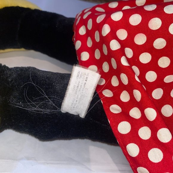 Vintage Disneyland  Large Jumbo 26" MINNIE MOUSE Plush Stuffed Animal Toy - Picture 5 of 10